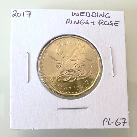2017 O Canada, Wedding, Birthday, Newborn & Peace and Joy Special Strike Loonies - Picture 5 of 13